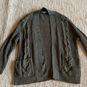 American Eagle Cable Knit Cardigan